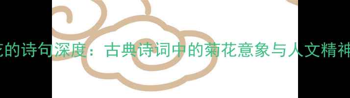 关菊花的诗句深度古典诗词中的菊花意象与人文精神传承