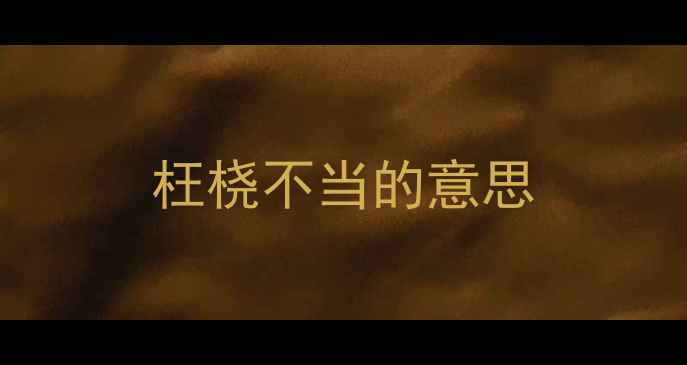 图片 枉桡不当的意思